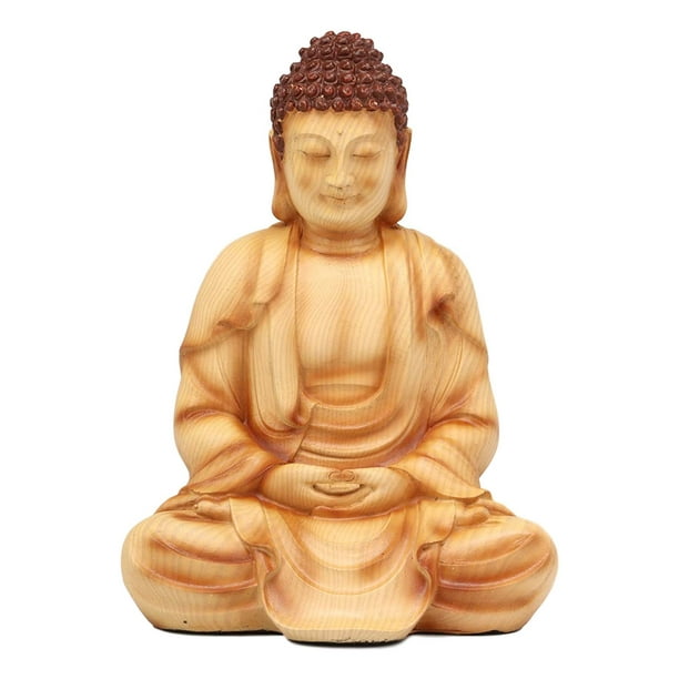 Feng Shui Buddhism Buddha Amitabha Meditating In Mudra Figurine Wind Chime Decor